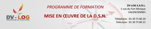 DV-LOG INTERPAYE -> MISE EN ŒUVRE DE LA D.S.N. DV-LOG INTERPAYE -> MISE EN ŒUVRE DE LA D.S.N.