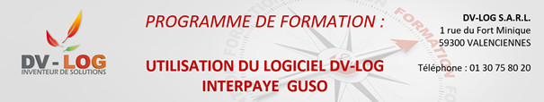 UTILISATION DU LOGICIEL DV-LOG INTERPAYE  GUSO