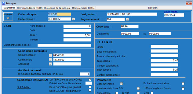 2024 -> Cotisations chômage 2024 – AGS (FNGS)