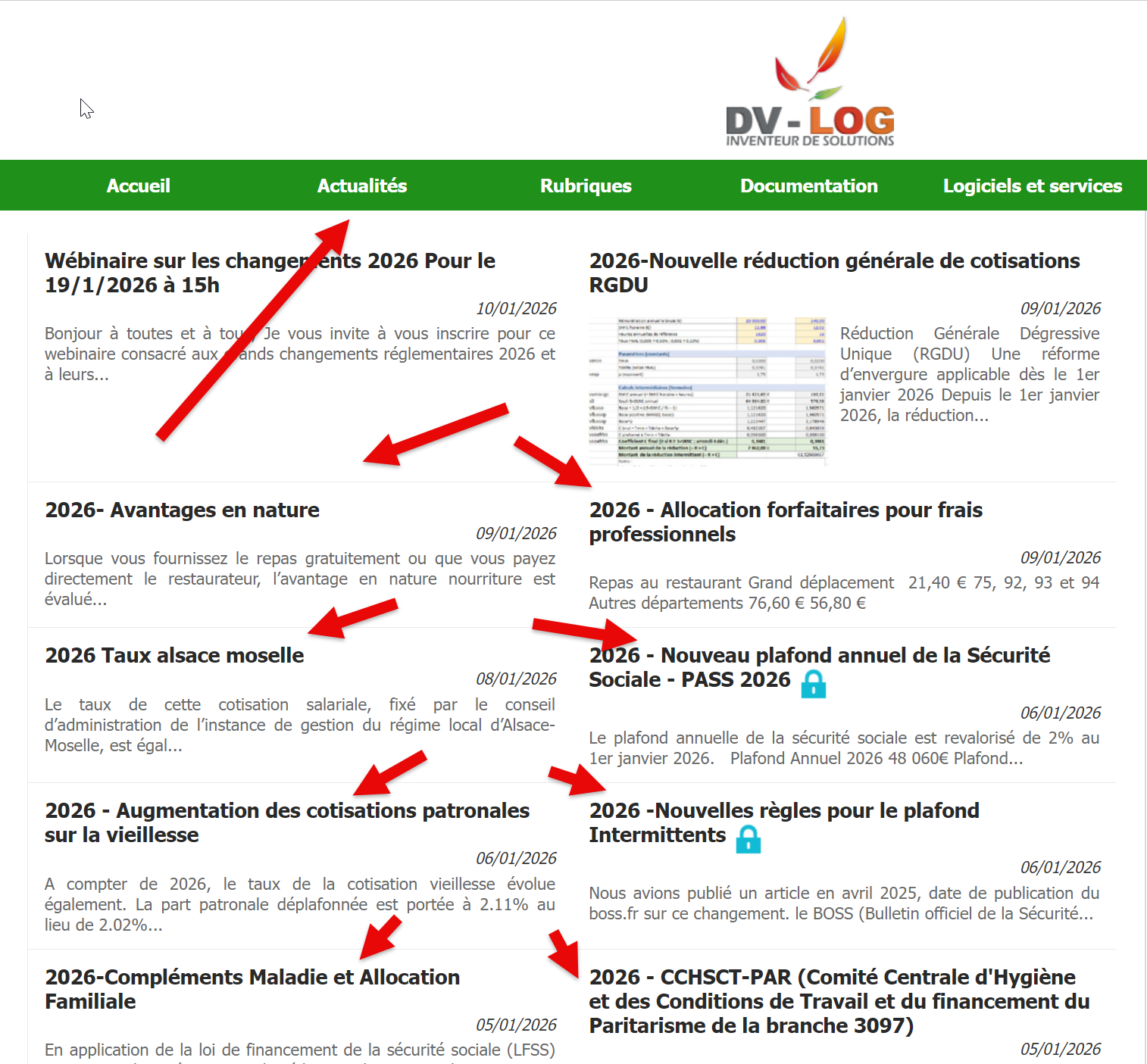 Nouveautés 2026 : Le mise à jour est en cours de distribution, suivez les étapes Version 2026.01